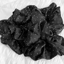 Load image into Gallery viewer, Black Sparkle Scrunchie
