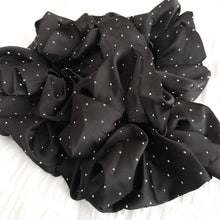 Load image into Gallery viewer, Black Sparkle Scrunchie
