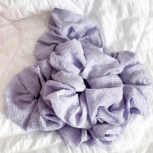 Lilac Crinkle Scrunchie