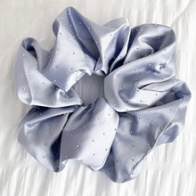 Load image into Gallery viewer, Ice Blue Sparkle Scrunchie
