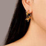 Mini Three Barb Earrings