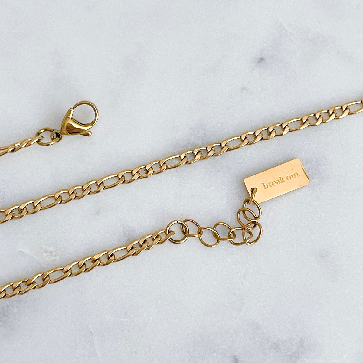 Figaro Chain Break Out Jewellery