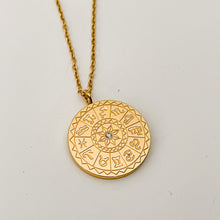 Load image into Gallery viewer, Gold Zodiac Charm Necklace
