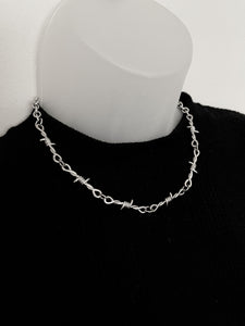 Ultimate Barbed Wire Stainless Steel Necklace