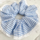 Lace Trim Scrunchie