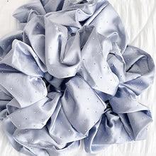 Load image into Gallery viewer, Ice Blue Sparkle Scrunchie
