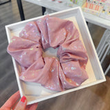 SALE - pink holo scrunchie