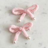 Knit Bow Clip