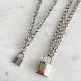 Padlock necklaces