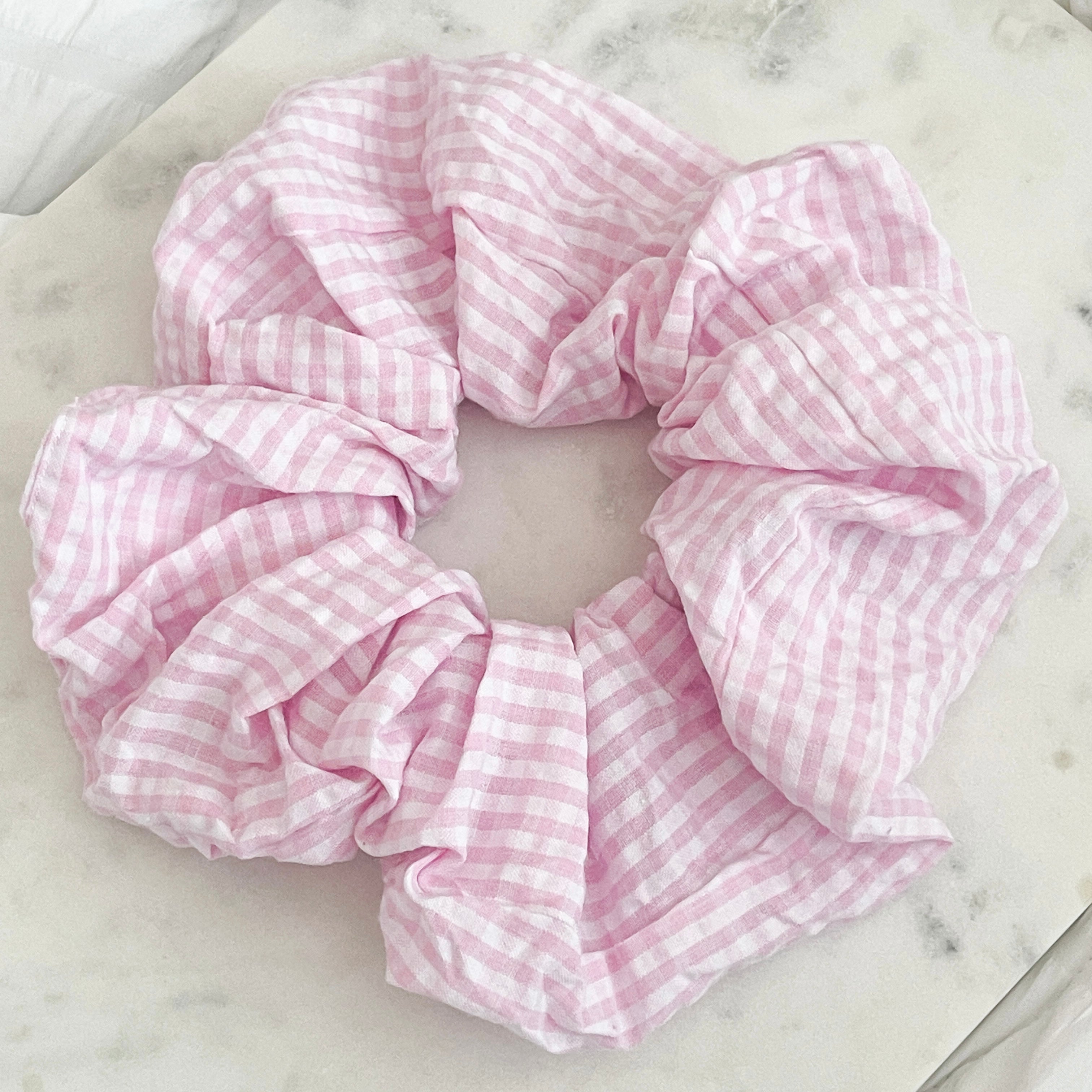 Gingham Scrunchie