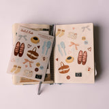 Sentimental Girl Illustrated Vinyl Sticker Sheet