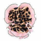Pink Leopard Scrunchie