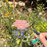 Let Me Overthink This Sticker