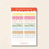 Whimsy Washi Tape Sticker Sheet