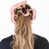Leopard Ruffle Scrunchie Bundle