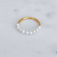 Load image into Gallery viewer, 1/2 Pearl Ring
