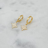 Star Charm Earrings