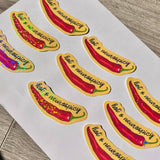 Hot & Neurospicy Holographic Neurodivergent Vinyl Sticker