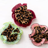 Leopard Ruffle Scrunchie Bundle