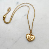 Heart Cherub Necklace