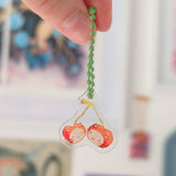 Cherry Cats Small Acrylic Charm
