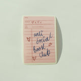 Anti Social Book Club Vinyl Sticker