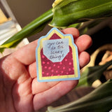 Positive Post Frosted Glitter Sticker Pack