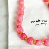 Pink Bead Necklace