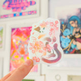 Sakura Cat Holo Sticker