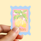 Lemon Stamp Sticker