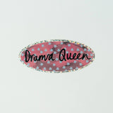 Drama Queen Glittery Vinyl Sticker