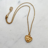 Heart Cherub Necklace