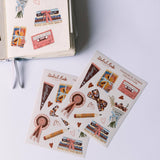 Favourite Things Illustrated Vinyl Sticker Sheet