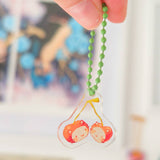 Cherry Cats Small Acrylic Charm