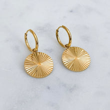 Load image into Gallery viewer, PREORDER Sunburst Hoops
