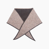 Triangle Heavyweight Scarf in Beige/Brown