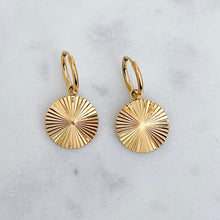 Load image into Gallery viewer, PREORDER Sunburst Hoops
