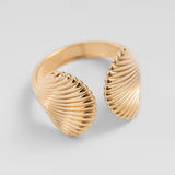 Gold Seashell Ring at Break Out Jewellery 