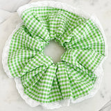 Lace Trim Scrunchie