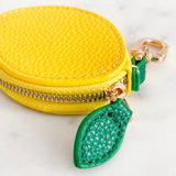Lemon Coin Purse Keyring