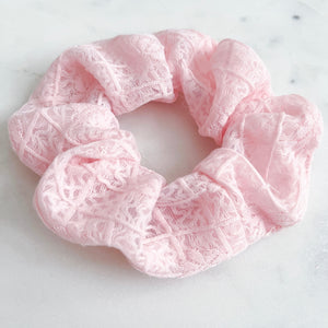Pink Wave Scrunchie