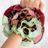 Leopard Ruffle Scrunchie Bundle