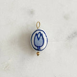 Blue Tulip Charm