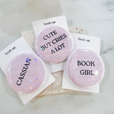 Sparkly Pin Badges