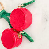 Mini Cherry Coin Keyring