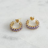 Sample lilac hoops