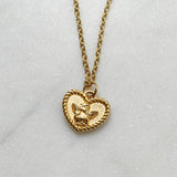 Heart Cherub Necklace