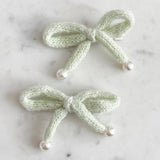 Knit Bow Clip