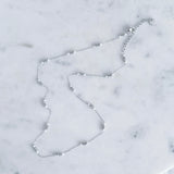 Silver/White Necklace