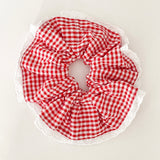 Lace Trim Scrunchie